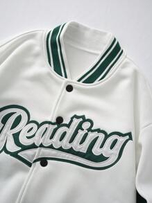 แจ็กเก็ตเลตเตอร์แมนผ้าใบพิมพ์ลายของผู้ชาย2025วินเทจคุณภาพสูงปรับแต่งได้อย่างเต็มที่ - Product Image 3