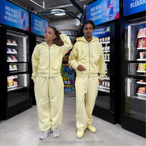 ชุดกันหนาวผ้าฝ้ายมีฮู้ดพิมพ์ลาย Dtg 100% ซักความเป็นกรดสำหรับฤดูหนาวสไตล์วินเทจ - Product Image 4