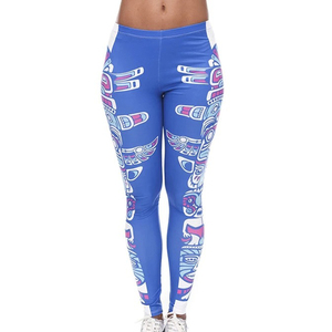 Vêtements de fitness populaires Leggings pour femmes de taille adulte pour adultes Collants premium sublimés Leggings athlétiques pour femmes de couleur unie - Product Image 1