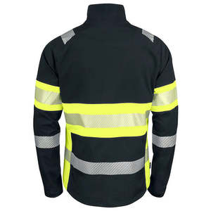 Veste de sécurité sans manches en polyester haute visibilité avec bande réfléchissante certifiée CE, séchage rapide pour les travailleurs de la construction et les travailleurs en extérieur - Product Image 2