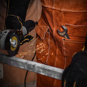 Tablier de sécurité léger et respirant en cuir, fabrication en gros, prix bas, service OEM, tablier de sécurité pour hommes - Product Image 6