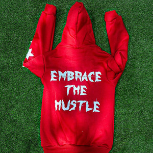 Sweat à capuche oversize décontracté en molleton personnalisé pour femme, imprimé en relief, court, pour l'automne et l'hiver - Product Image 4