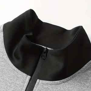 High Quality Casual <b>Hoodies</b> Custom Logo Men Fleece Sweatshirt Quarter Zip up High Neck Oversize Pullover <b>large</b> size - Product Image 5