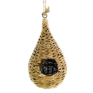 Casa de colibrí tejida a mano, cabaña de pájaros y casas de colibrí, casa de pollo para pinzones y canarios en el exterior - Product Image 2