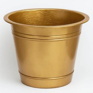 Rústico latón antiguo acabado dorado Hosepot perfectamente diseñado para elegantes exhibiciones de decoración de interiores y estilo de jardín de temporada - Product Image 1