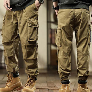 Pantalon Cargo automne-hiver mode pantalons de survêtement hommes Cargo pantalon rétro ample décontracté hommes Style rétro pantalon - Product Image 4