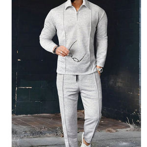 550gsm Hoodies Pantalon Survêtement Ensembles Hommes Casual Survêtement À Capuche Polaire Sweat Pull Survêtements 2 Pièces Jogging Costume - Product Image 2