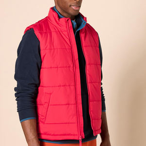 Chaleco Acolchado Personalizado para Hombre, Ligero, con Cierre y Cuello Alto, Ropa de Invierno Cálida, Color Personalizado, Último Estilo - Product Image 4