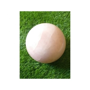 Esferas de bola de cuarzo rosa grandes al por mayor, estilo de meditación decorativo hecho a mano, artesanías de cristal, arte Feng Shui, piedras preciosas naturales - Product Image 2