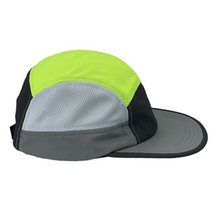 หมวกวิ่ง 8 แผง แบบ Snapback ไม่มีโครงสร้าง ปรับแต่งโลโก้ด้านหน้า ปีกแบน สำหรับกิจกรรมกลางแจ้ง ทนทาน ปรับได้ ระบายอากาศดี ขายส่ง - Product Image 5