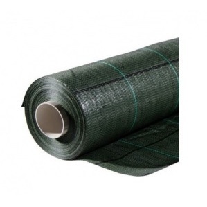 Foglio di pacciame verde 75m X 1.65H tessuto in polipropilene resistente allo strappo in plastica per applicazione di controllo delle infestanti