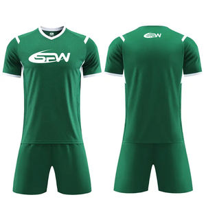 ชุดเล่นฟุตบอลผ้าโพลีเอสเตอร์แห้งเร็วแบบปรับแต่งได้ชุดเล่นฟุตบอลแบบระบายอากาศสำหรับทีมสั่งทำจำนวนมาก - Product Image 3