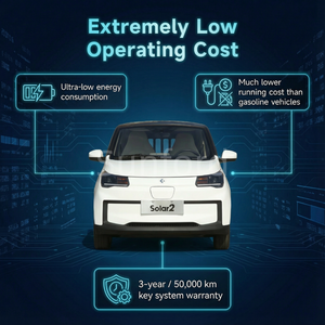 Lityum Pil ve AC Şarjlı Güneş Enerjili Şehir İçi Mini Elektrikli Araba - Product Image 4