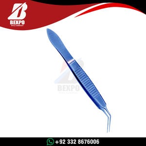 Pinzas para Suturas McPherson, Instrumento Quirúrgico Oftálmico de Acero Inoxidable, Instrumentos Reutilizables de Precisión para Microcirugía - Product Image 3