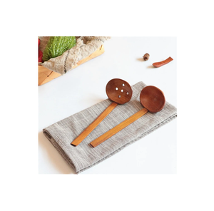 New <b>Wood</b> Soup <b>Ladle</b> Spoon and Kitchenware and Restaurants Soup <b>Ladle</b> for Kitchen Accessories for 2 Piece - Product Image 4
