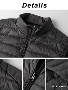 แจ็คเก็ตขนเป็ดแบบลำลองกันลมสำหรับผู้ชาย8XL ฤดูหนาวพร้อมหมวกที่ถอดออกได้มีกระเป๋าหลายใบหนาเสื้อกันลมกลางแจ้งสไตล์ทางการ - Product Image 3