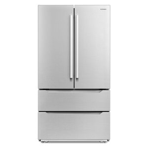 Réfrigérateur intelligent sans givre, électrique, portable, à 4 portes, en acier inoxydable, à économie d'énergie de niveau 1, pour usage domestique et hôtelier - Product Image 1