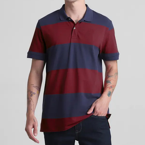Camisetas Polo 100% Algodón, Camiseta Polo para Hombre, Logotipo Bordado Personalizado, Camiseta Lisa para Hombre, Camisetas de Golf, Polo Bordado - Product Image 1