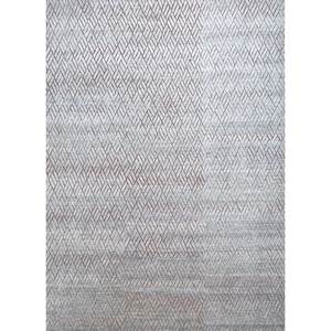 พรมไหมพรมและไหมทอมือลายเรขาคณิตและลวดลายนามธรรม รุ่น Azalea สำหรับบ้านวัยรุ่นหรือทางเดิน รูปทรงสี่เหลี่ยมผืนผ้า รุ่น AIWS-3005 - Product Image 1