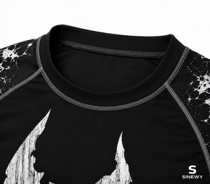 SINEWY Rashguard de MMA pour Homme, Coupe Ajustée, Manches Longues, Impression par Sublimation, Évacuation de l'Humidité, Vêtement de Sport - Product Image 6