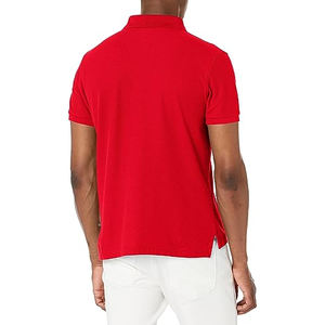 Solapa de golf bordada para hombre de alta calidad de diseño personalizado para deportes y ropa inteligente informal tela de jersey con patrón sólido para Polo Shir - Product Image 4