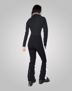 Chaqueta con Capucha Personalizada para Mujer, 100% Poliéster, Impermeable, sin Plumas, para Senderismo, Esquí y Snowboard, Corte Holgado, Modelo PLAYER - Product Image 3