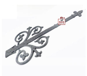 CHARNIÈRE EN FONTE (460x250mm) Charnières noires de haute qualité Charnière à sangle - Product Image 6