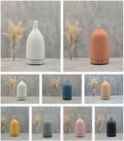 Diffuseur d'huiles essentielles en céramique ultrasonique de 160 ml, vente chaude aux États-Unis pour les hôtels, garantie 1 an pour l'aromathérapie