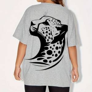 Nuevo diseño 2025, camisetas de gran tamaño para mujer, camisetas con cuello redondo para mujer, Camisetas hechas en Pakistán para mujer 2025 - Product Image 4