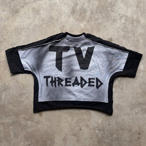 Sweats à capuche pour hommes personnalisés en polaire délavée vintage en éponge française fermeture à glissière épaisse et lourde en cristal et strass double fermeture éclair brodée - Product Image 1