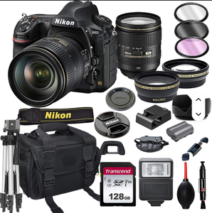 Nuovissima fotocamera DSLR D850 FX D7500 con obiettivo 24-120mm F/4G AF-S ED VR + 64GB Pro con accessori extra - Product Image 1