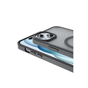 Coque en silicone gris Netzy pour iPhone 14 14 Plus 13 Pro Max Plus - Compatible Magsafe avec SAFA Sio Surface arrière mate givrée - Product Image 4