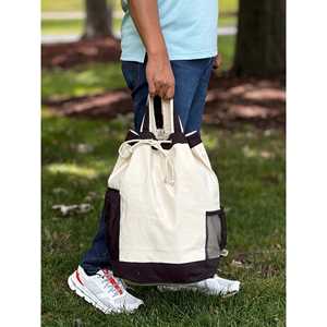 Bolsa de Viaje de Lona de Algodón Beige de Lujo Explorer, Bolsa de Fin de Semana Informal, Plegable, para Gimnasio, Uso en Exteriores, Forro de Poliéster, Bolsas de EE. UU. - Product Image 5