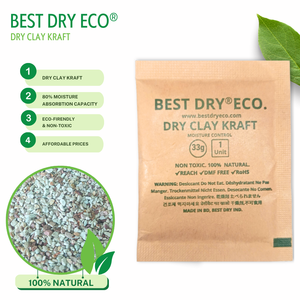 สารดูดความชื้นซิลิกาเจลธรรมชาติ 33 กรัม |   สารดูดความชื้นแบบเป็นมิตรต่อสิ่งแวดล้อมสำหรับการจัดเก็บสารเคมีกระดาษ อุปกรณ์อิเล็กทรอนิกส์ และรองเท้า - Product Image 2