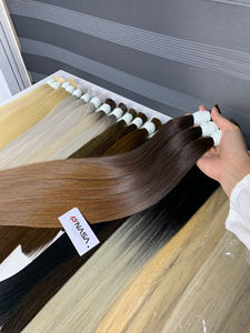 ผมแท้เวียดนาม NASA HAIR VIETNAM Super Double Drawn 100% เวอร์จิ้น เรมี่ เฮร์ แบบตรง สำหรับต่อผมสีน้ำตาลดำ คุณภาพสูง - Product Image 2