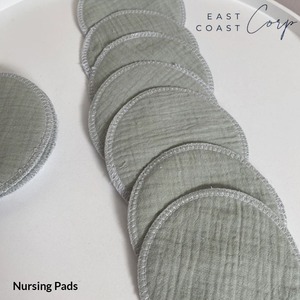 Almohadillas de pecho reutilizables ecológicas, transpirables, lavables, para lactancia, regalo de maternidad para futura mamá para Baby Shower - Product Image 2