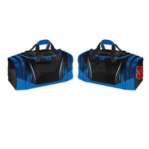 Sac de sport unisexe léger et pliable avec fermeture à glissière, grande capacité, fabriqué au Pakistan, style sportif - Product Image 2