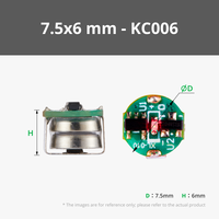 Interrupteur magnétique à LED unique avec télécommande sans fil, sortie 1 canal 3V, plastique, distance magnétique 1cm