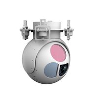 Cámara con Gimbal de Seguimiento IA Ajustable a Precio de Fábrica, Cámara UAV con Posicionamiento de Vista, Infrarrojos, Dos Ejes y Tres Luces