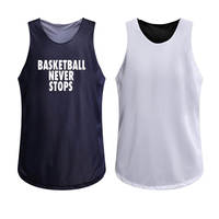 Camisetas de Baloncesto Personalizadas de Primera Calidad, Transpirables, Antibacterianas, de Secado Rápido, para Adultos, Reversibles, de Verano