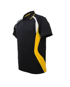 เสื้อโปโลกีฬาระบายอากาศได้ดีสำหรับผู้ชายเสื้อตีกอล์ฟแขนสั้นตัดสีตัดกันสำหรับออกกำลังกายวิ่งและใส่ทำกิจกรรมลำลองตามสั่ง - Product Image 1