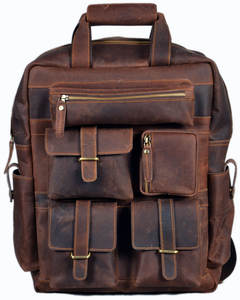 Nouvel arrivage de sac à dos en cuir de vachette tendance pour hommes sac à dos en cuir véritable pleine fleur pour hommes - Product Image 3