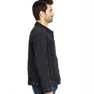 Chaqueta Vaquera Informal para Hombre, 100% Algodón, Cuello Camisero, Color Sólido, Botones, Ropa de Abrigo Ligera para Invierno - Product Image 6