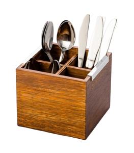 Porte-couverts en bois pour couverts/porte-ustensiles nouveaux couverts en bois/nouveau Style porte-couverts en bois hôtel bar Tables Restaurant - Product Image 5