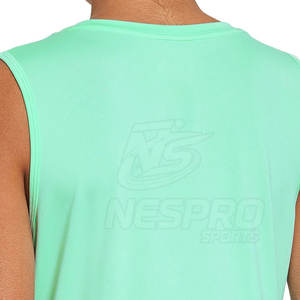 Vêtements d'entraînement de qualité supérieure femmes débardeur léger femmes débardeur sans manches femmes débardeur - Product Image 6