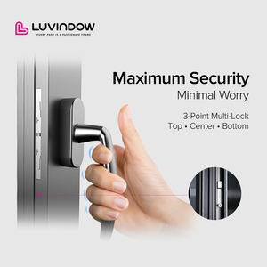 Fenêtre en aluminium à bascule et rotation pour immeuble d'appartements avec verrouillage multipoints <span class=keywords><strong>de</strong></span> sécurité, sur mesure - Product Image 6