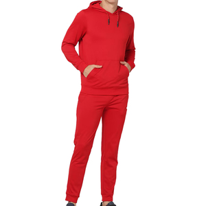 Chándal de invierno con cremallera para hombre con logotipo personalizado 2025, Top de algodón 100% transpirable de secado rápido, ropa de talla grande, conjuntos sólidos personalizables - Product Image 1