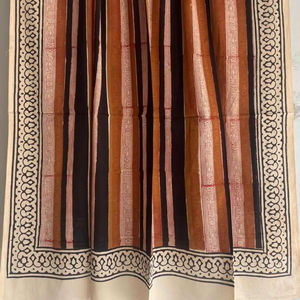 100% coton main bloc imprimé écharpe traditionnelle Jaipur artisanale écharpe Boho Chic léger à la main doux coton écharpe - Product Image 1