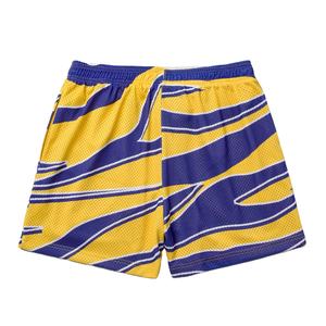 Vente chaude hommes Gym musculation Fitness Shorts lâche respirant séchage rapide maille été Cool sensation décontracté plage 6XL sublimé - Product Image 3