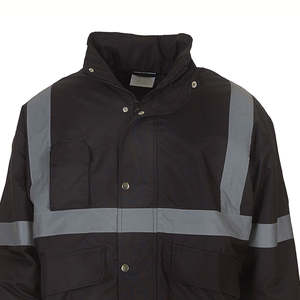 Veste de sécurité réfléchissante haute visibilité, vêtements de travail, veste bomber imperméable avec doublure matelassée, veste classique haute visibilité - Product Image 3